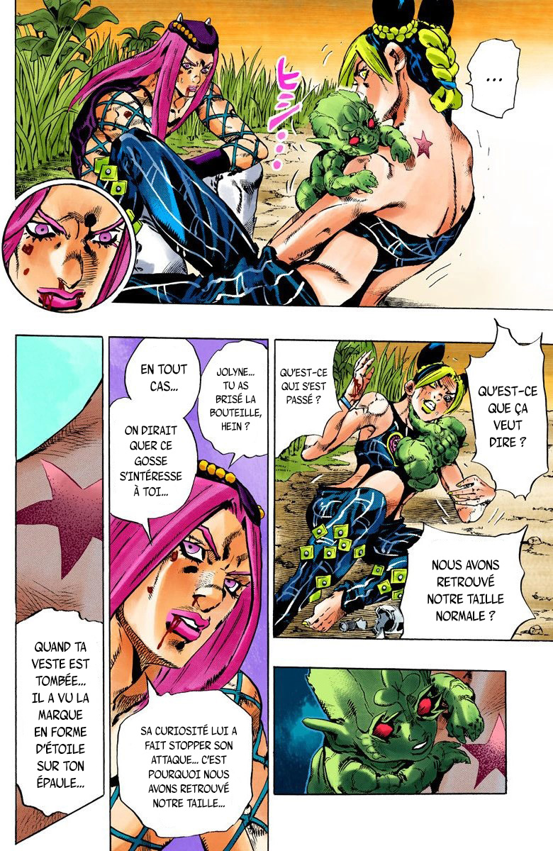 Read JoJo's Bizarre Adventure Part 6 Stone Ocean Official Colored FR Manga Online