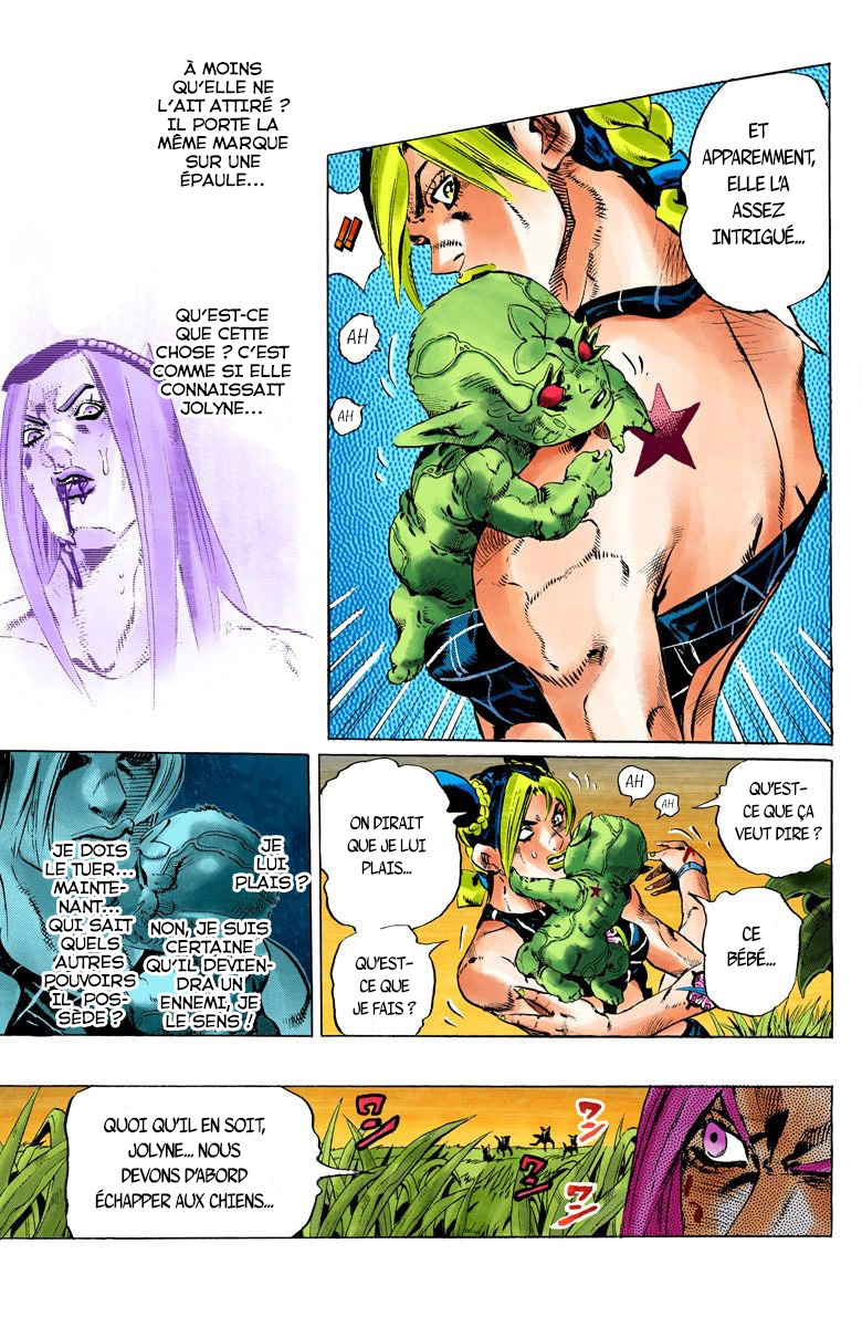 Read JoJo's Bizarre Adventure Part 6 Stone Ocean Official Colored FR Manga Online