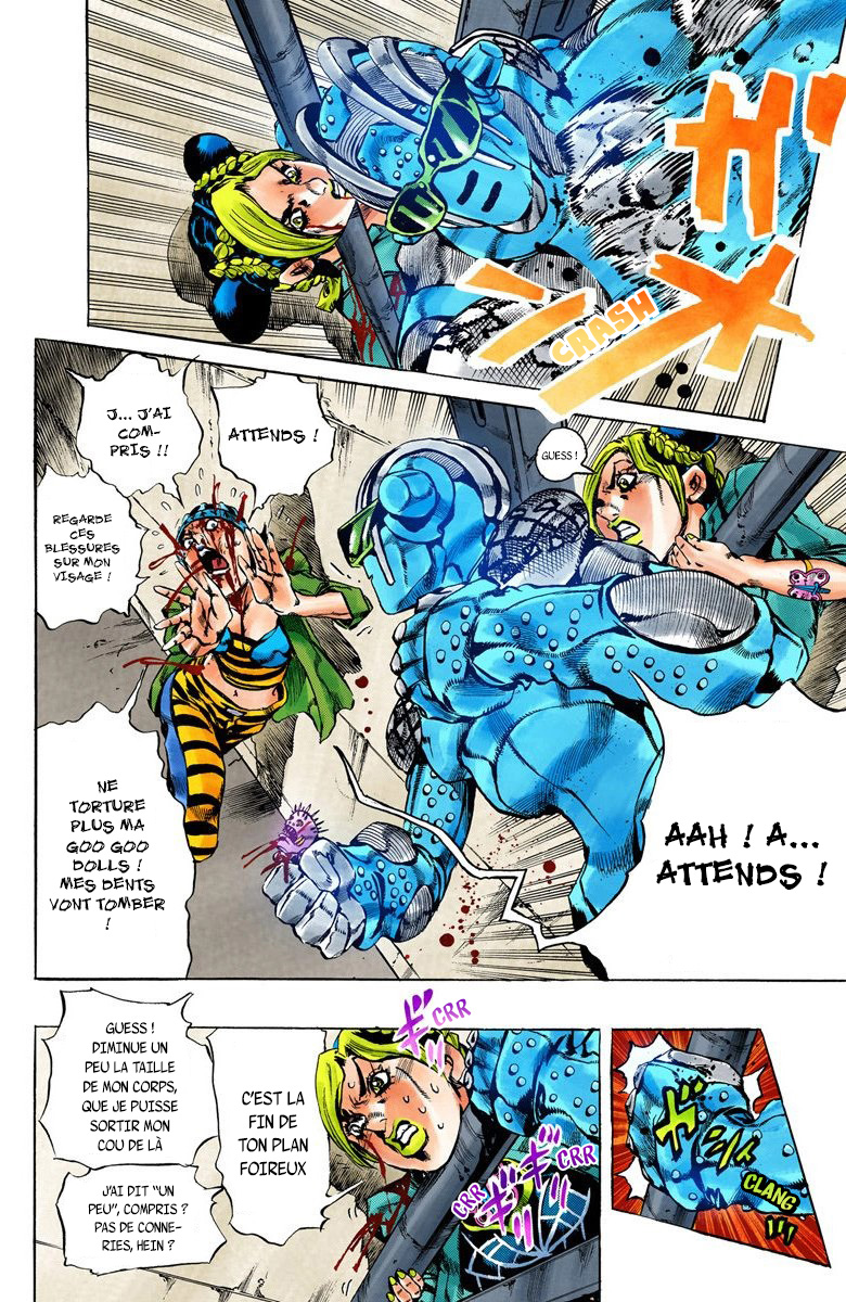 Read JoJo's Bizarre Adventure Part 6 Stone Ocean Official Colored FR Manga Online
