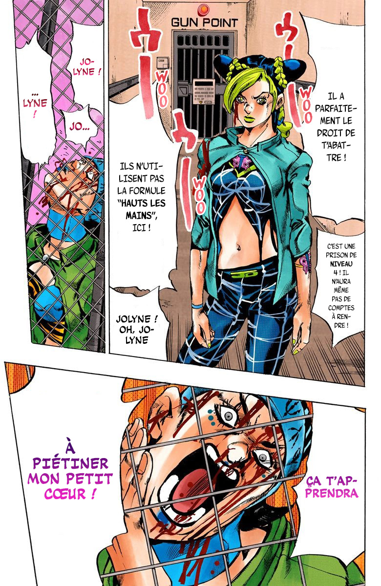 Read JoJo's Bizarre Adventure Part 6 Stone Ocean Official Colored FR Manga Online