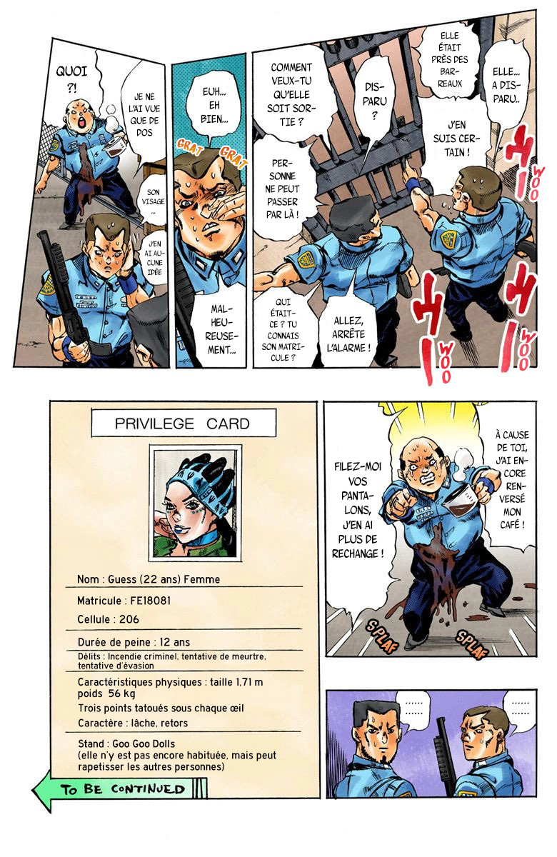 Read JoJo's Bizarre Adventure Part 6 Stone Ocean Official Colored FR Manga Online