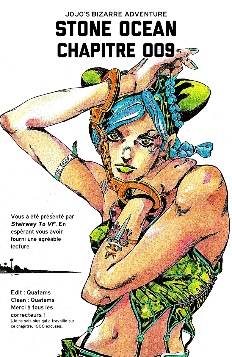 Read JoJo's Bizarre Adventure Part 6 Stone Ocean Official Colored FR Manga Online