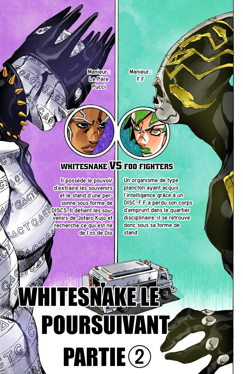 Read JoJo's Bizarre Adventure Part 6 Stone Ocean Official Colored FR Manga Online