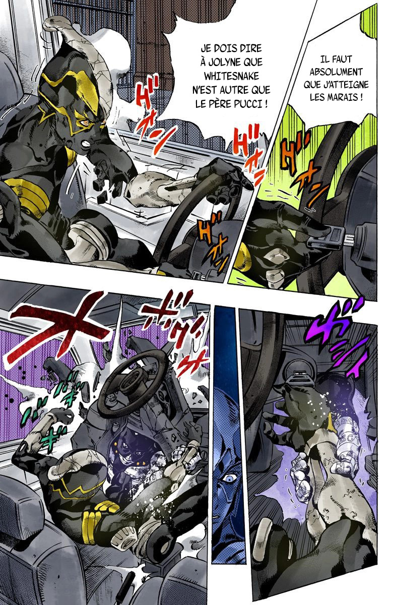 Read JoJo's Bizarre Adventure Part 6 Stone Ocean Official Colored FR Manga Online