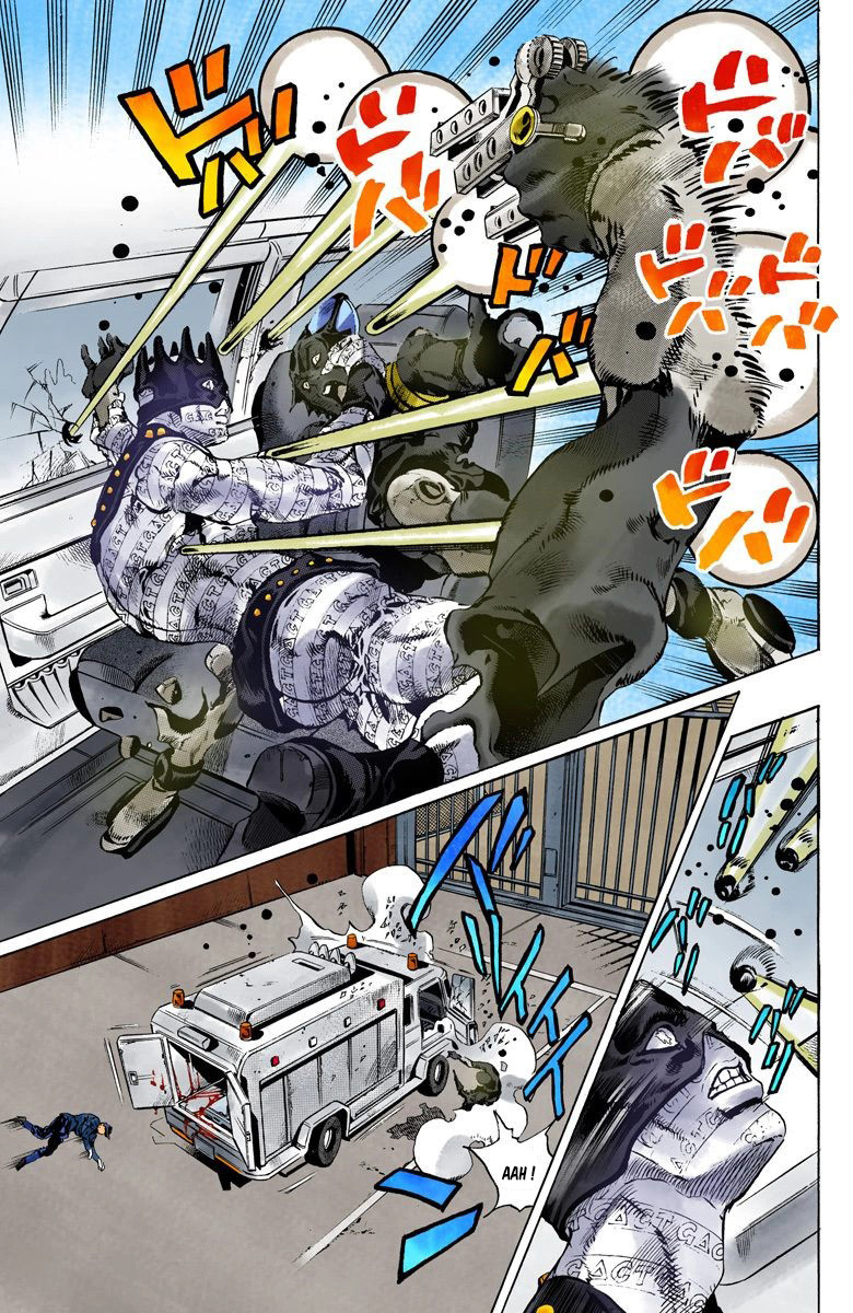 Read JoJo's Bizarre Adventure Part 6 Stone Ocean Official Colored FR Manga Online