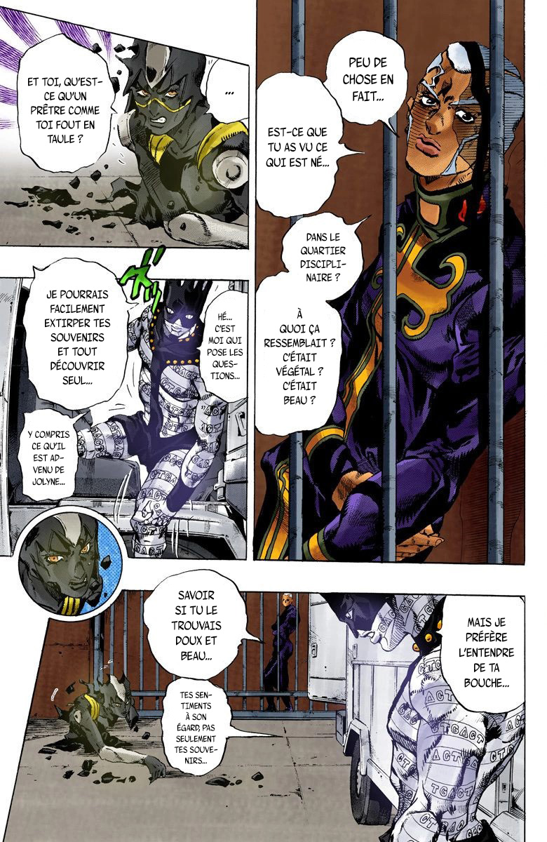 Read JoJo's Bizarre Adventure Part 6 Stone Ocean Official Colored FR Manga Online