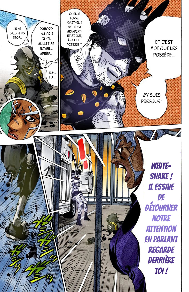 Read JoJo's Bizarre Adventure Part 6 Stone Ocean Official Colored FR Manga Online