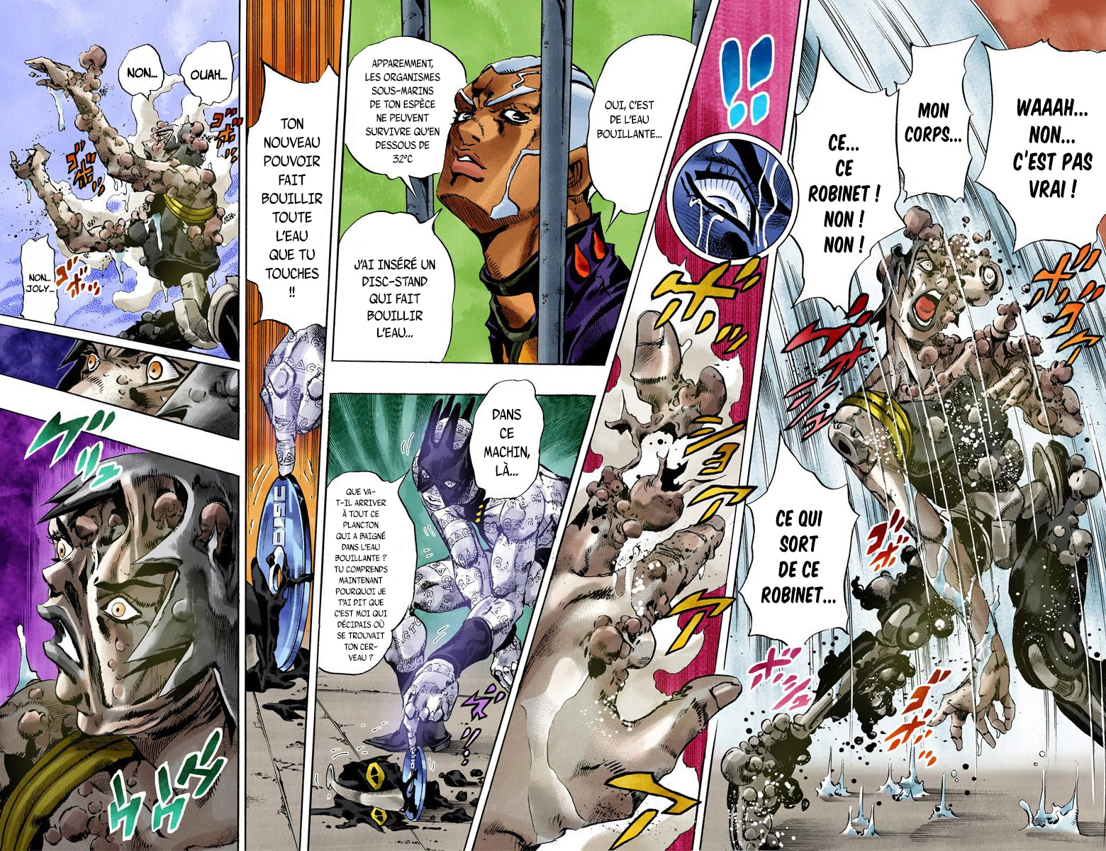 Read JoJo's Bizarre Adventure Part 6 Stone Ocean Official Colored FR Manga Online