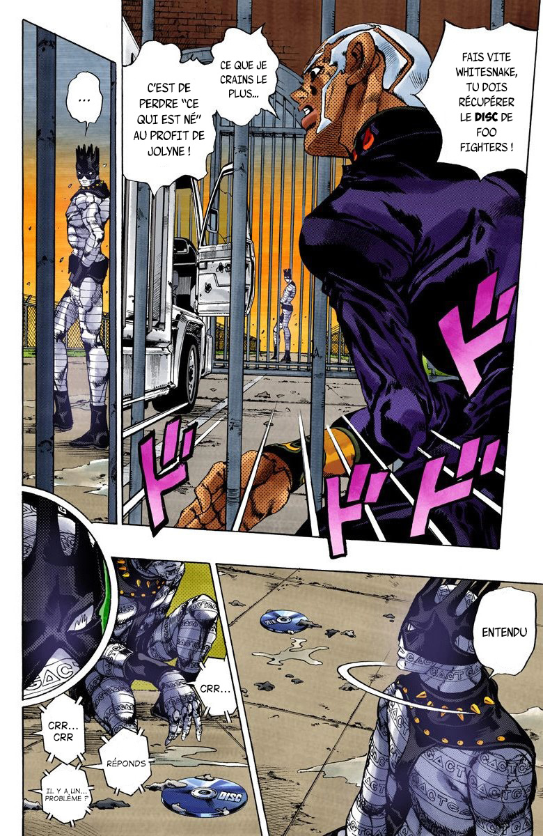 Read JoJo's Bizarre Adventure Part 6 Stone Ocean Official Colored FR Manga Online