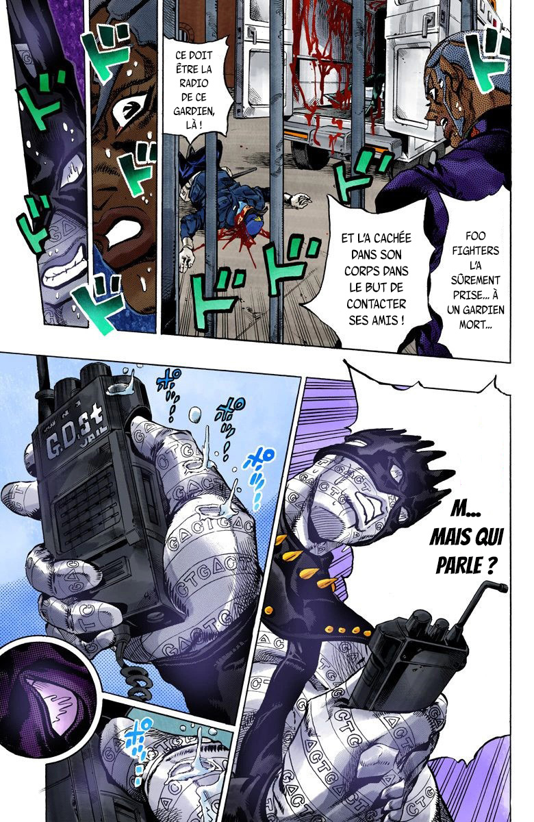Read JoJo's Bizarre Adventure Part 6 Stone Ocean Official Colored FR Manga Online