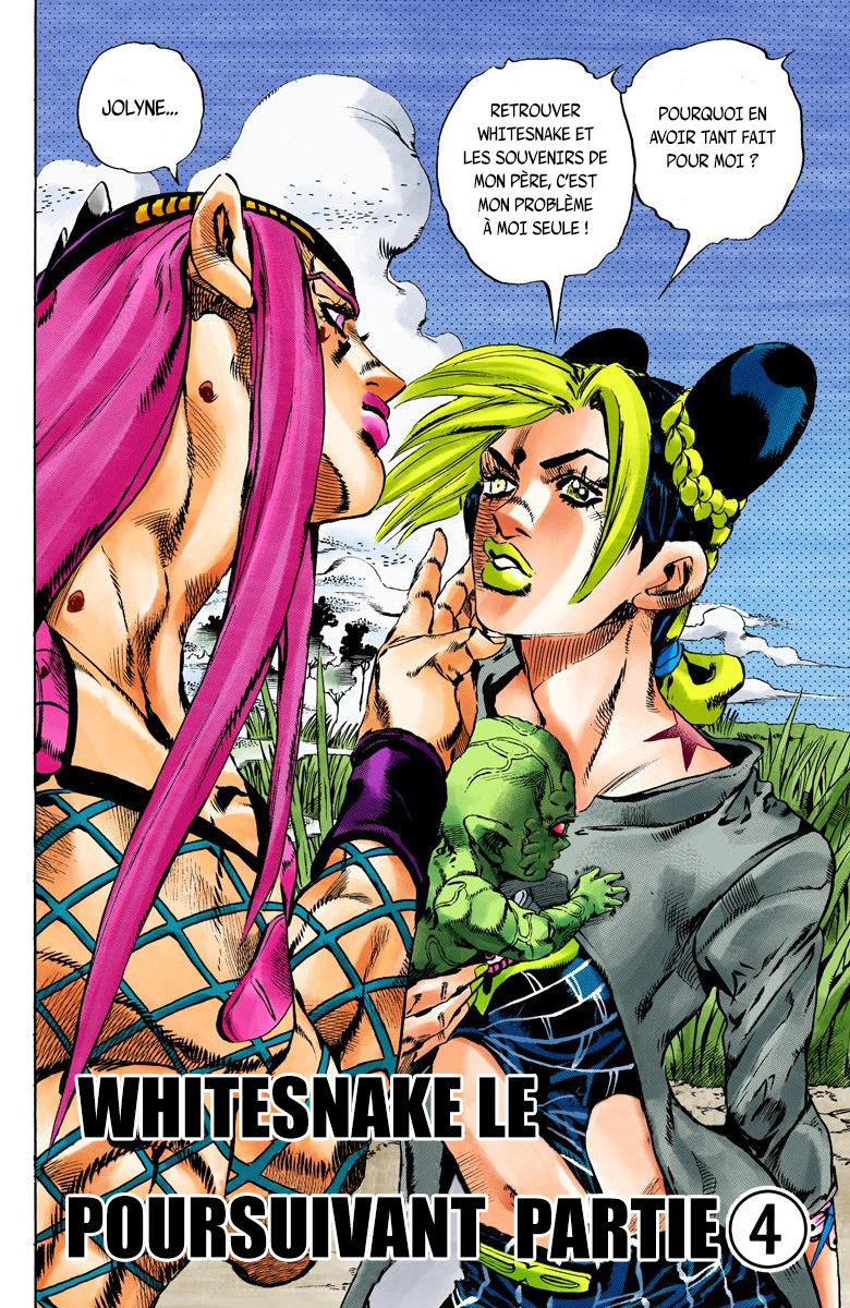 Read JoJo's Bizarre Adventure Part 6 Stone Ocean Official Colored FR Manga Online
