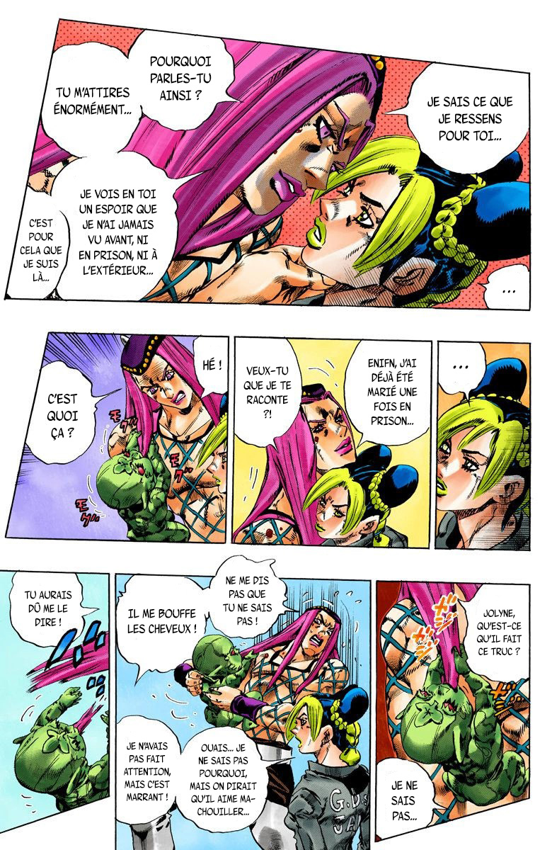 Read JoJo's Bizarre Adventure Part 6 Stone Ocean Official Colored FR Manga Online