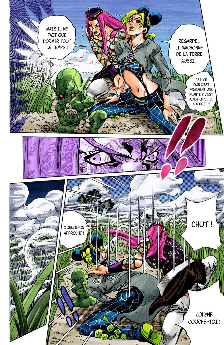 Read JoJo's Bizarre Adventure Part 6 Stone Ocean Official Colored FR Manga Online