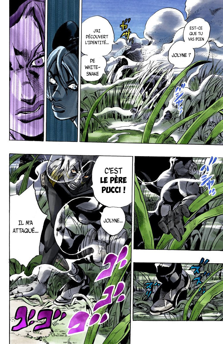Read JoJo's Bizarre Adventure Part 6 Stone Ocean Official Colored FR Manga Online