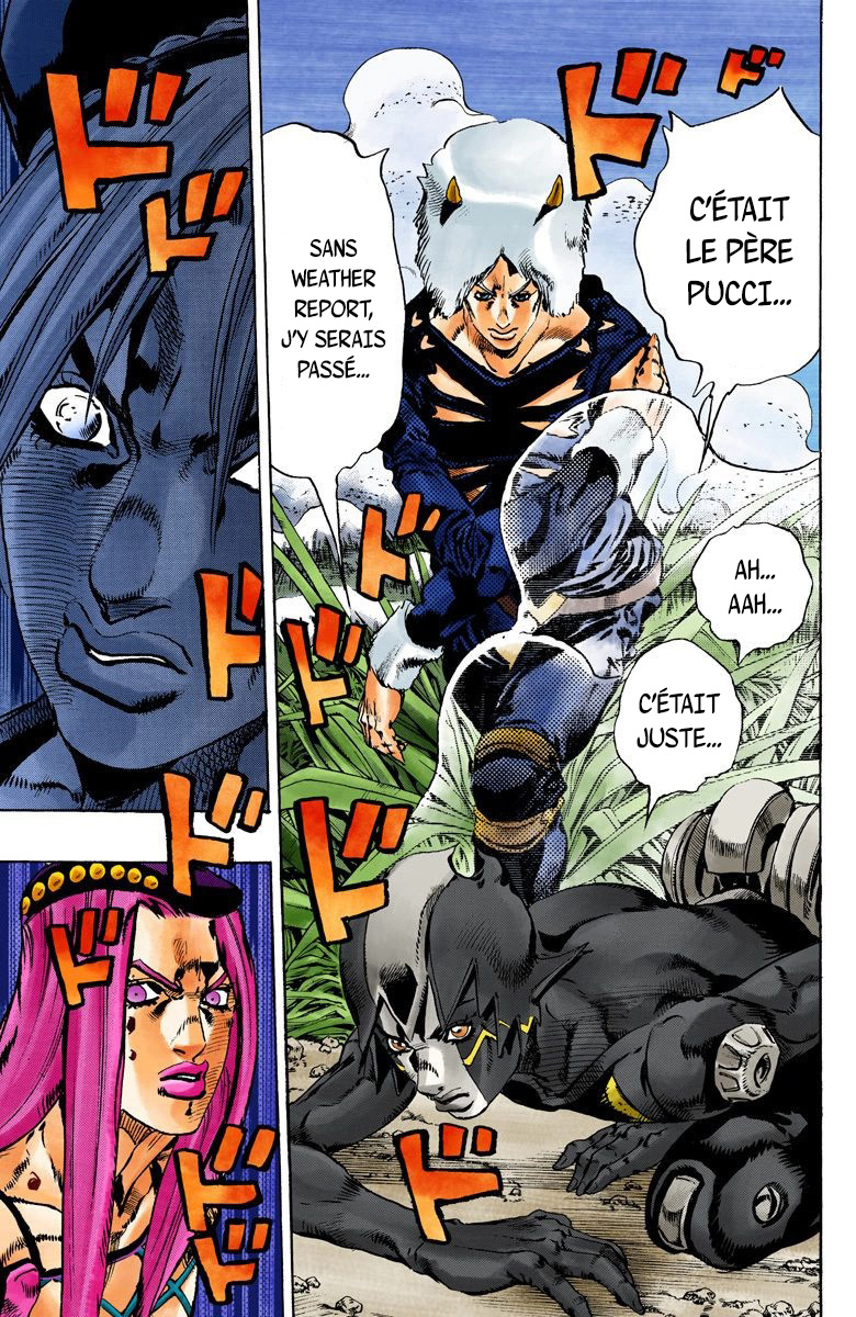 Read JoJo's Bizarre Adventure Part 6 Stone Ocean Official Colored FR Manga Online