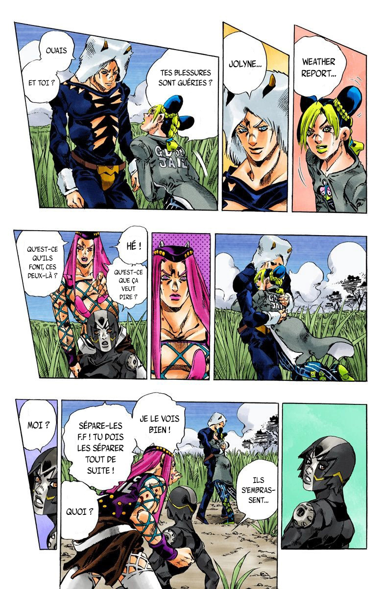 Read JoJo's Bizarre Adventure Part 6 Stone Ocean Official Colored FR Manga Online