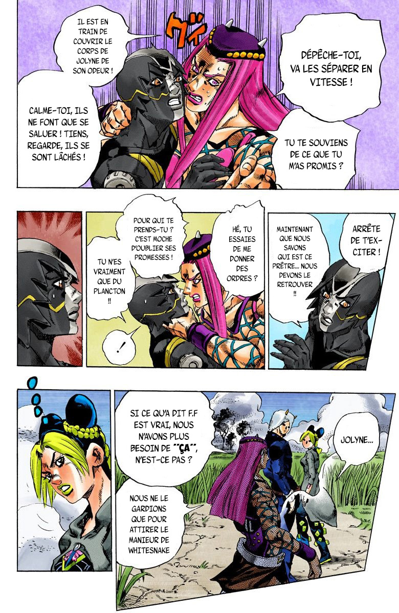 Read JoJo's Bizarre Adventure Part 6 Stone Ocean Official Colored FR Manga Online