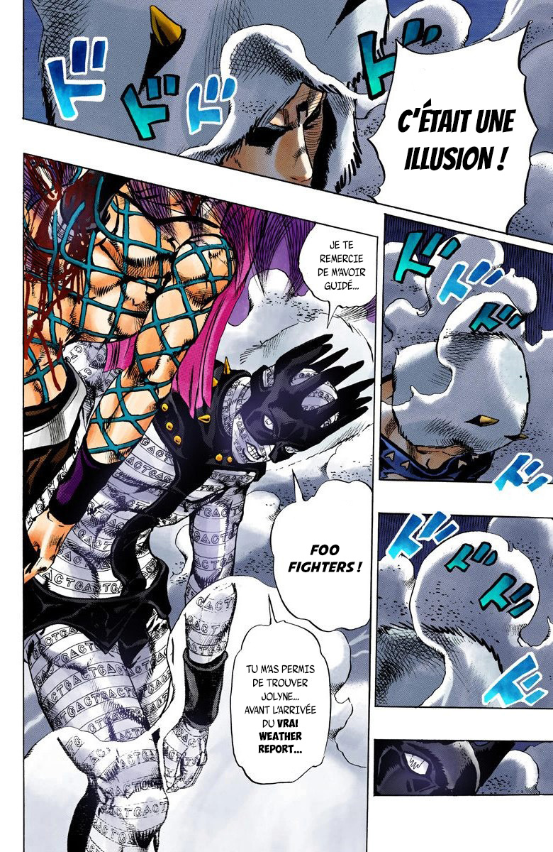 Read JoJo's Bizarre Adventure Part 6 Stone Ocean Official Colored FR Manga Online