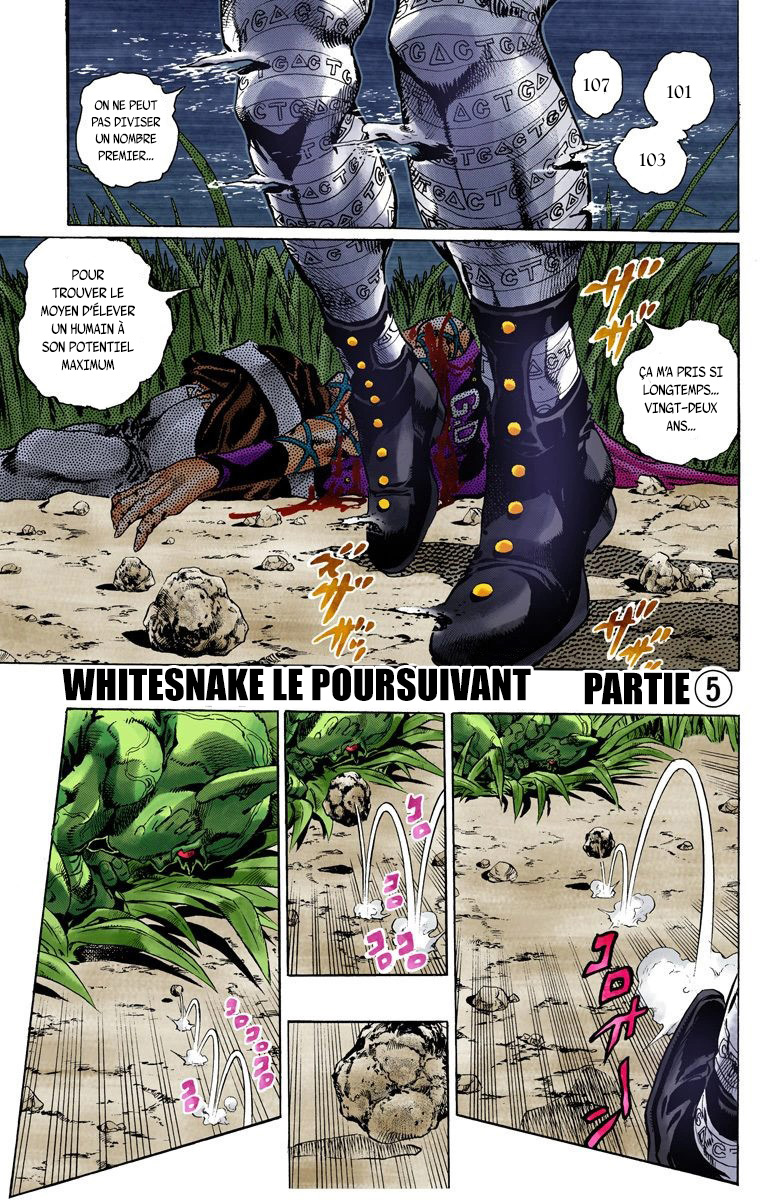 Read JoJo's Bizarre Adventure Part 6 Stone Ocean Official Colored FR Manga Online