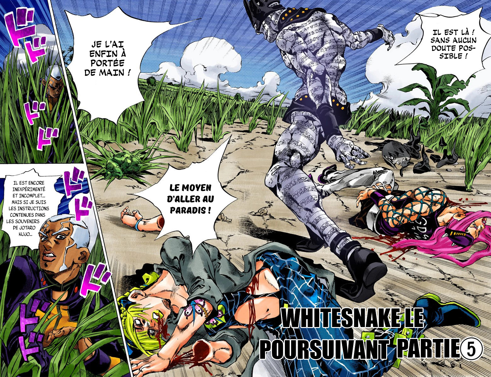 Read JoJo's Bizarre Adventure Part 6 Stone Ocean Official Colored FR Manga Online