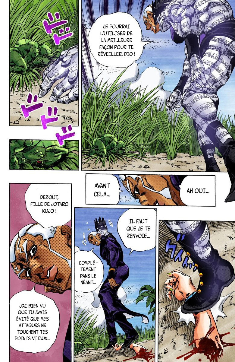 Read JoJo's Bizarre Adventure Part 6 Stone Ocean Official Colored FR Manga Online