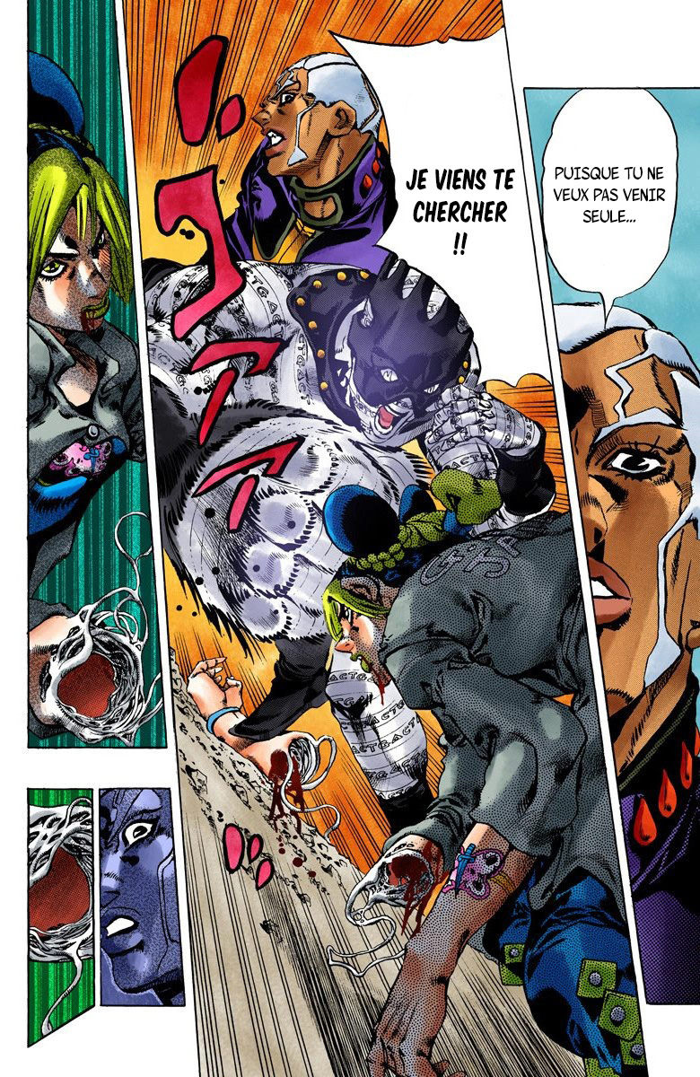 Read JoJo's Bizarre Adventure Part 6 Stone Ocean Official Colored FR Manga Online