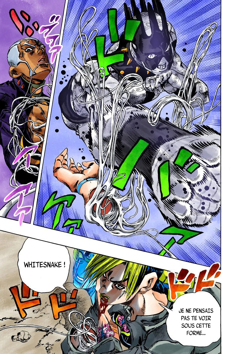 Read JoJo's Bizarre Adventure Part 6 Stone Ocean Official Colored FR Manga Online