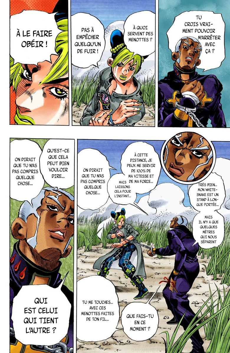 Read JoJo's Bizarre Adventure Part 6 Stone Ocean Official Colored FR Manga Online