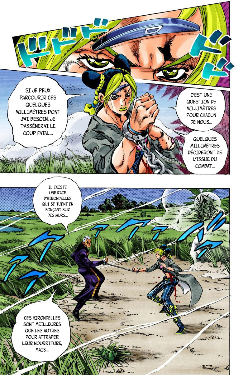 Read JoJo's Bizarre Adventure Part 6 Stone Ocean Official Colored FR Manga Online