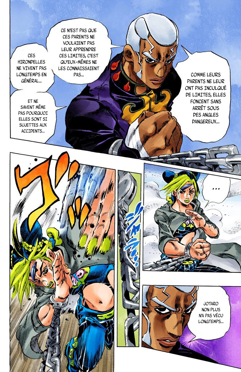 Read JoJo's Bizarre Adventure Part 6 Stone Ocean Official Colored FR Manga Online