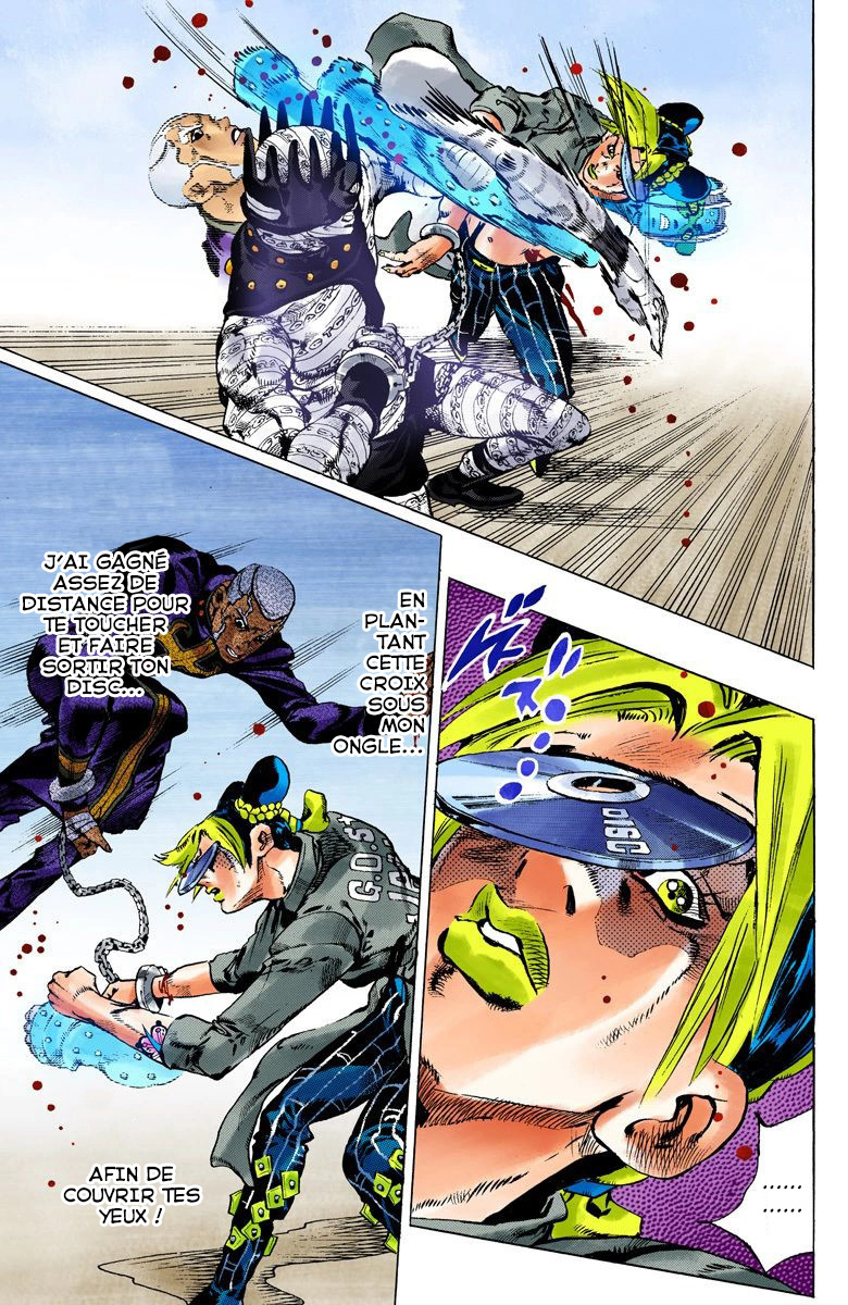 Read JoJo's Bizarre Adventure Part 6 Stone Ocean Official Colored FR Manga Online