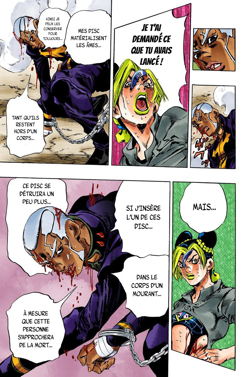 Read JoJo's Bizarre Adventure Part 6 Stone Ocean Official Colored FR Manga Online