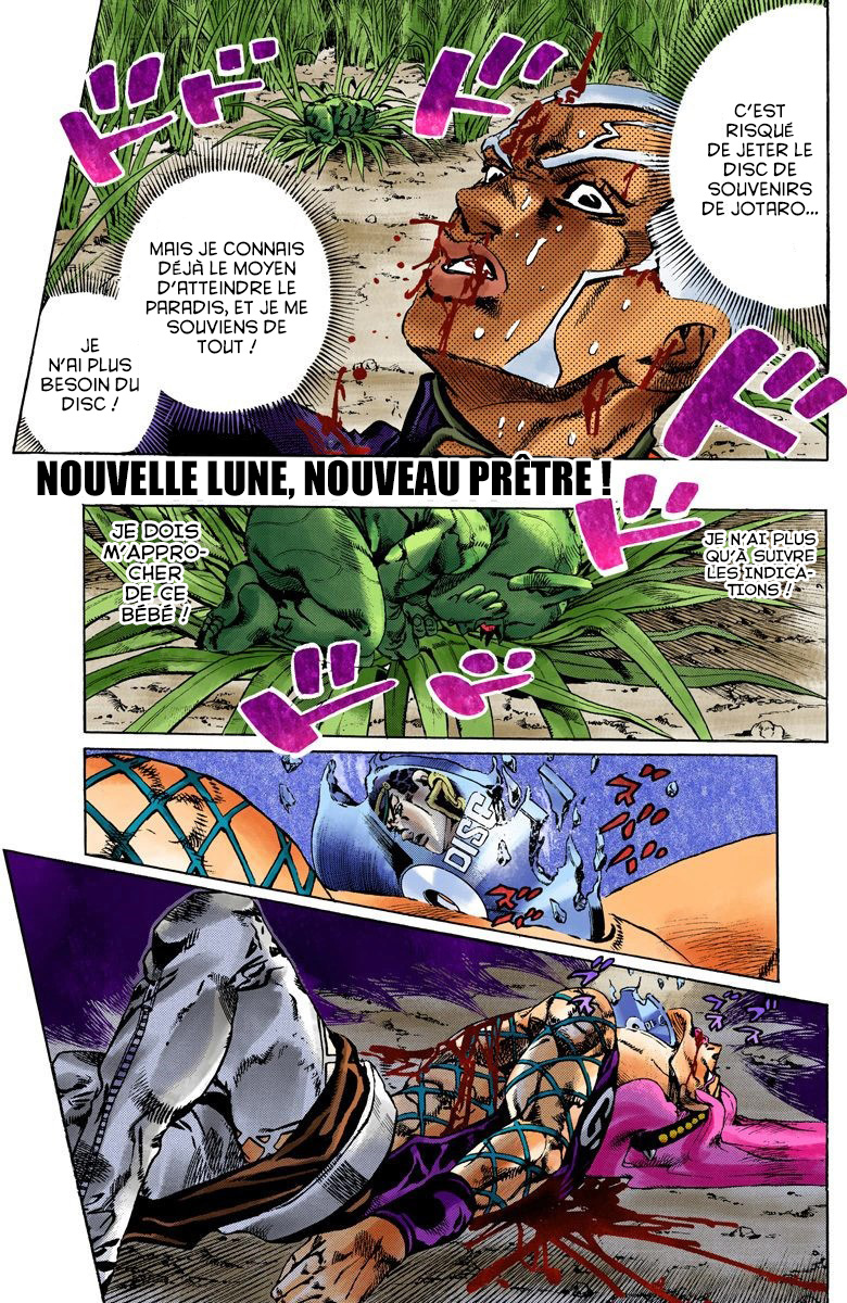 Read JoJo's Bizarre Adventure Part 6 Stone Ocean Official Colored FR Manga Online