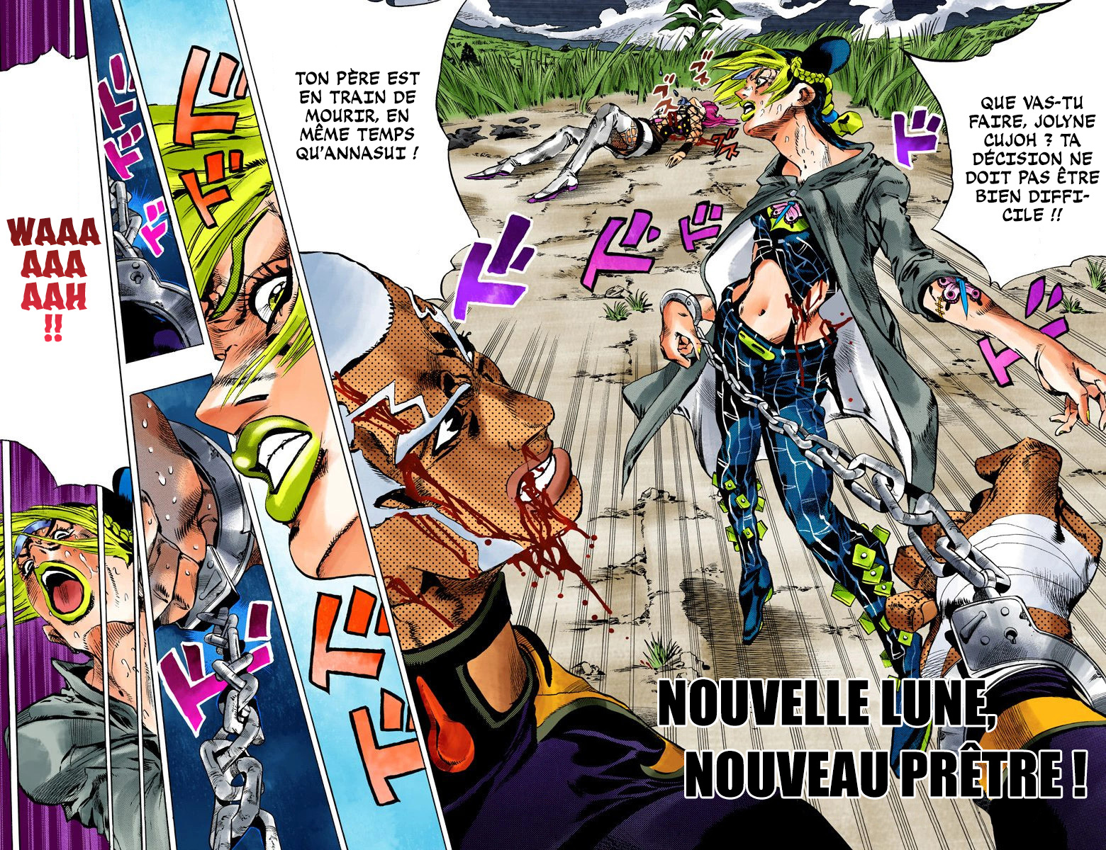 Read JoJo's Bizarre Adventure Part 6 Stone Ocean Official Colored FR Manga Online