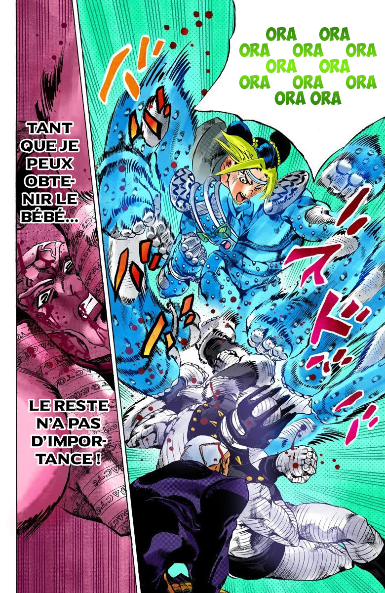 Read JoJo's Bizarre Adventure Part 6 Stone Ocean Official Colored FR Manga Online