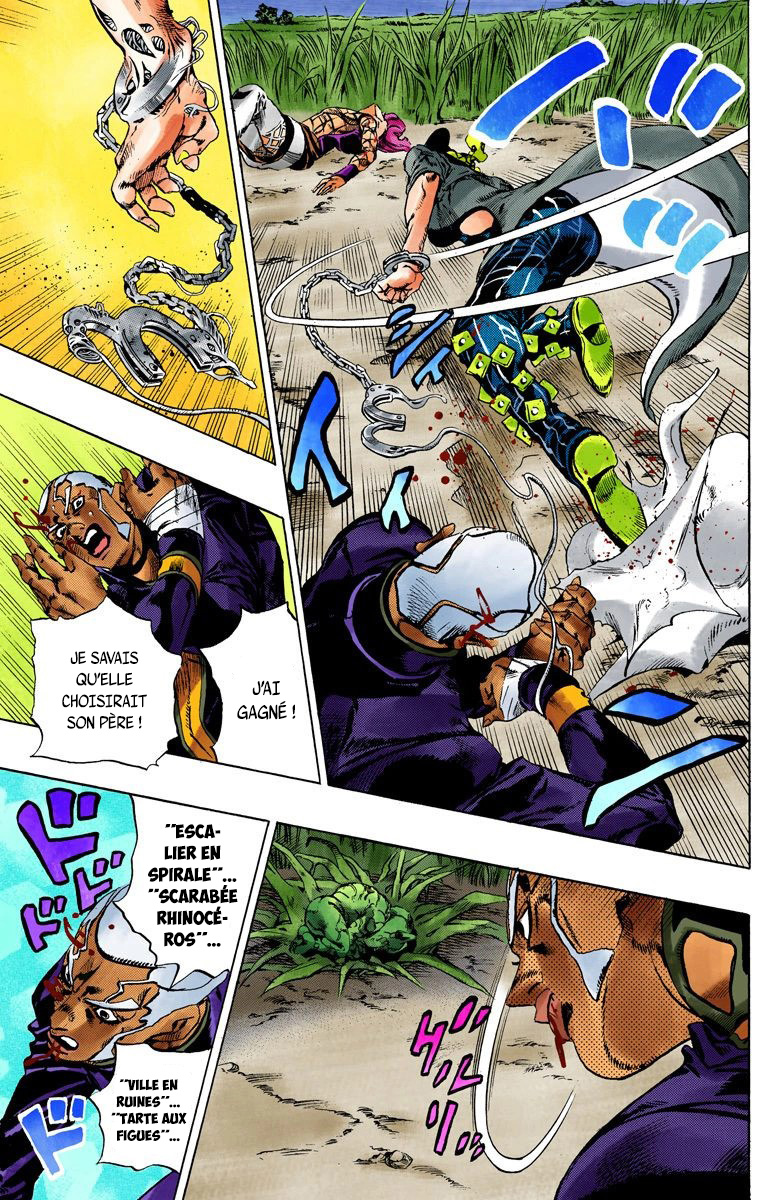 Read JoJo's Bizarre Adventure Part 6 Stone Ocean Official Colored FR Manga Online