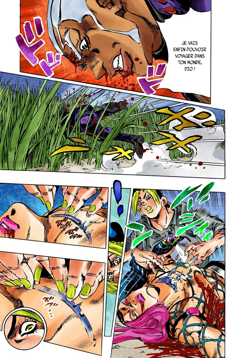 Read JoJo's Bizarre Adventure Part 6 Stone Ocean Official Colored FR Manga Online