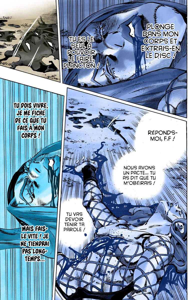 Read JoJo's Bizarre Adventure Part 6 Stone Ocean Official Colored FR Manga Online