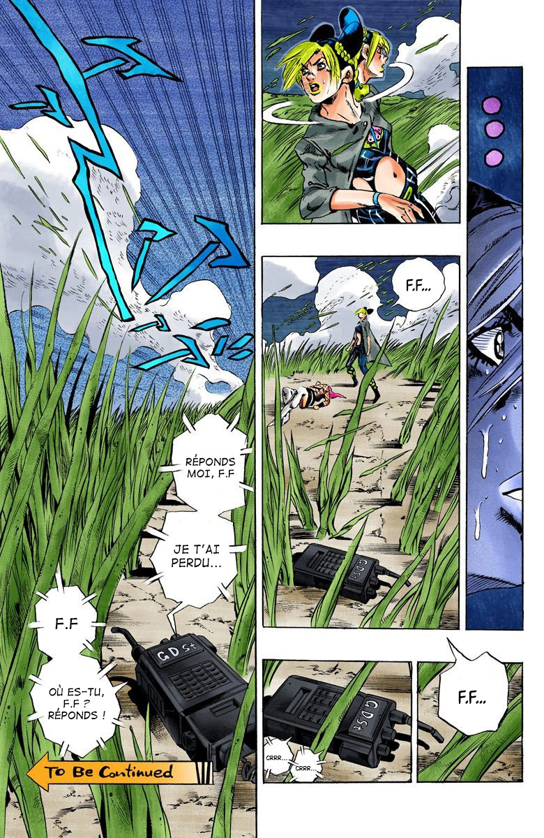 Read JoJo's Bizarre Adventure Part 6 Stone Ocean Official Colored FR Manga Online