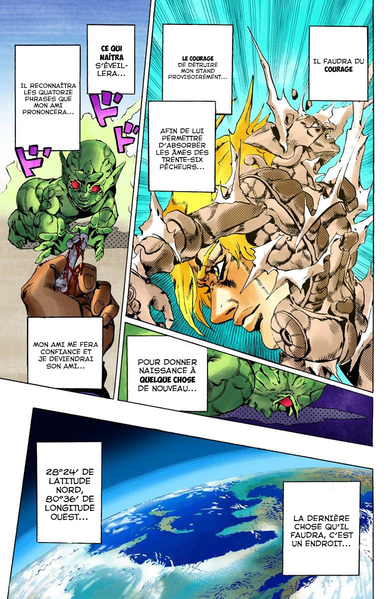 Read JoJo's Bizarre Adventure Part 6 Stone Ocean Official Colored FR Manga Online