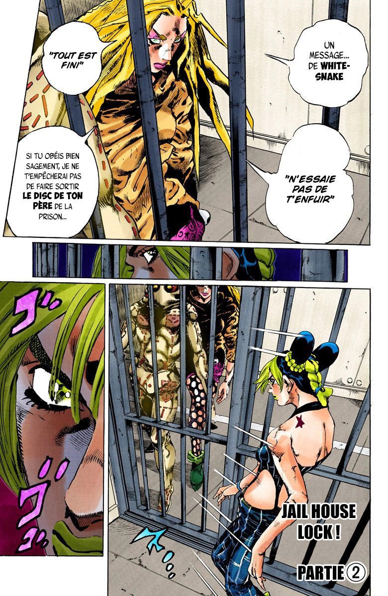 Read JoJo's Bizarre Adventure Part 6 Stone Ocean Official Colored FR Manga Online
