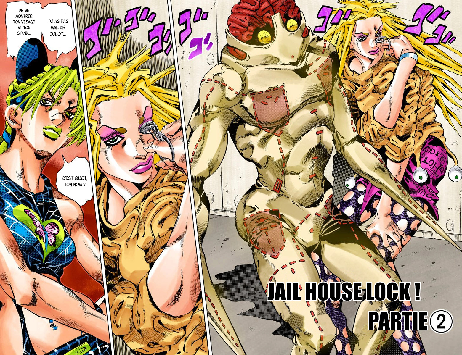 Read JoJo's Bizarre Adventure Part 6 Stone Ocean Official Colored FR Manga Online