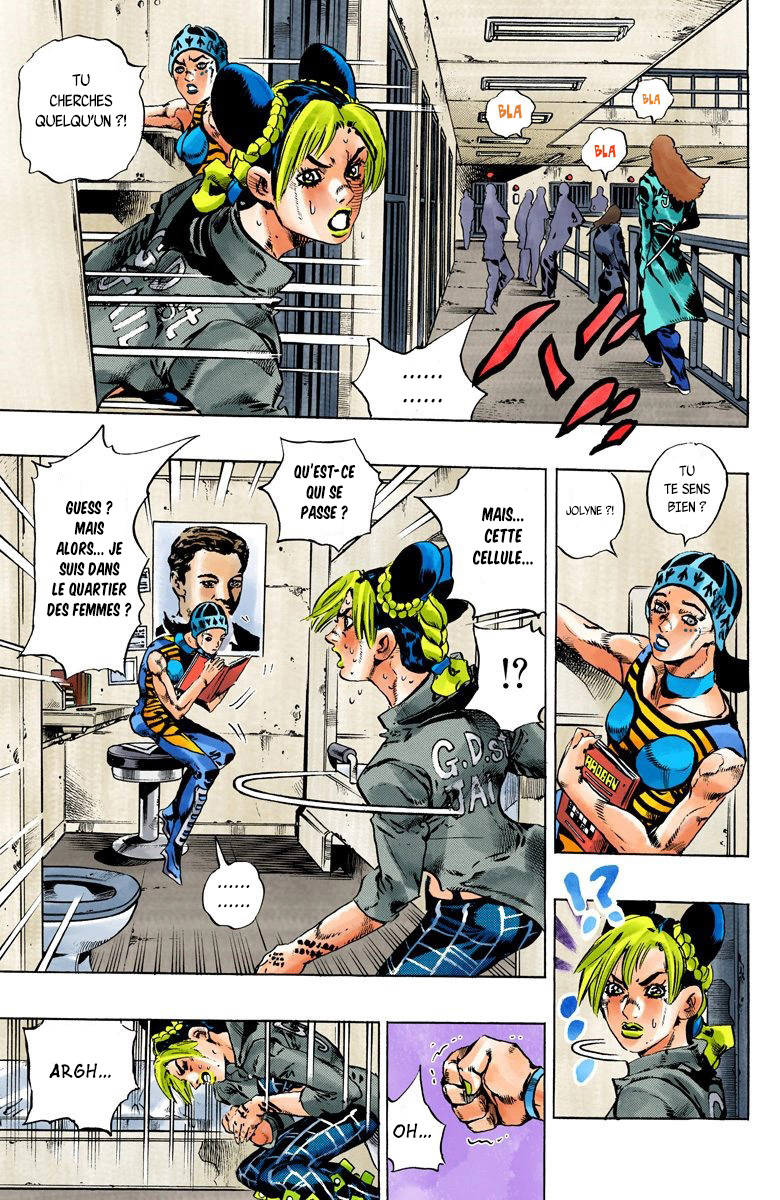 Read JoJo's Bizarre Adventure Part 6 Stone Ocean Official Colored FR Manga Online