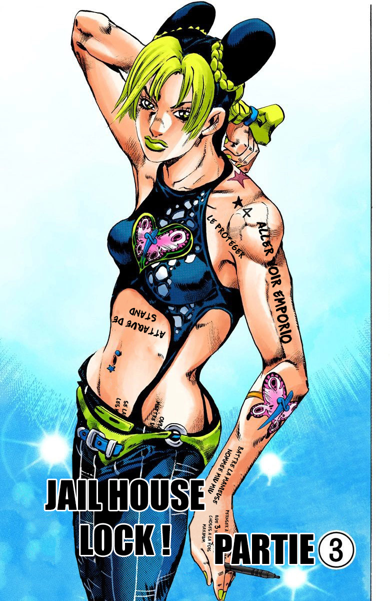Read JoJo's Bizarre Adventure Part 6 Stone Ocean Official Colored FR Manga Online