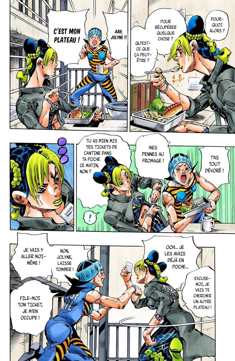 Read JoJo's Bizarre Adventure Part 6 Stone Ocean Official Colored FR Manga Online