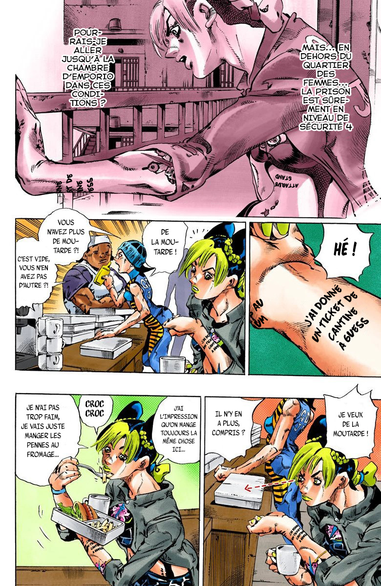 Read JoJo's Bizarre Adventure Part 6 Stone Ocean Official Colored FR Manga Online