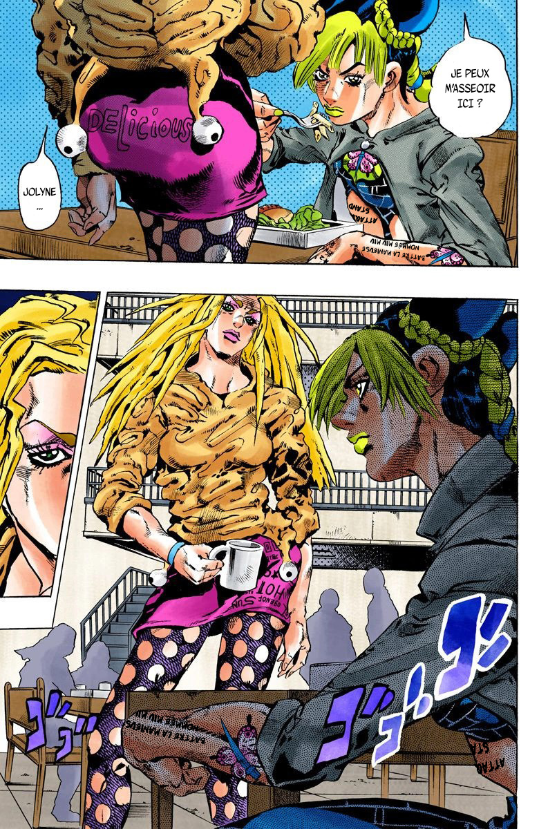 Read JoJo's Bizarre Adventure Part 6 Stone Ocean Official Colored FR Manga Online