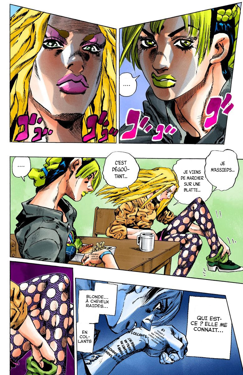 Read JoJo's Bizarre Adventure Part 6 Stone Ocean Official Colored FR Manga Online