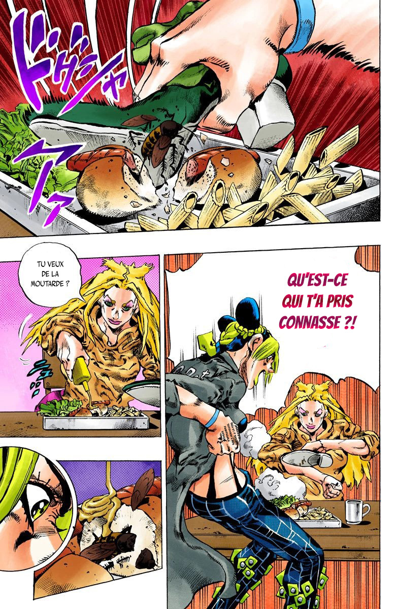 Read JoJo's Bizarre Adventure Part 6 Stone Ocean Official Colored FR Manga Online