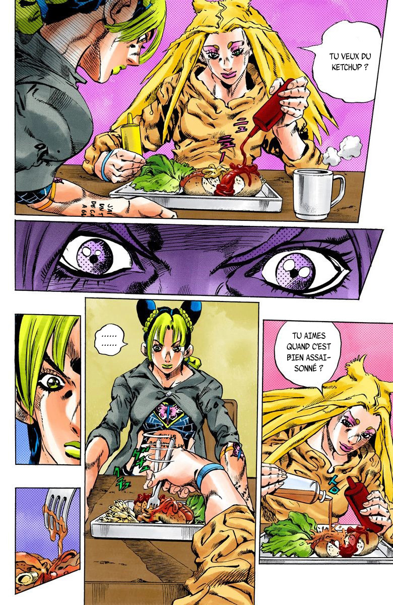 Read JoJo's Bizarre Adventure Part 6 Stone Ocean Official Colored FR Manga Online